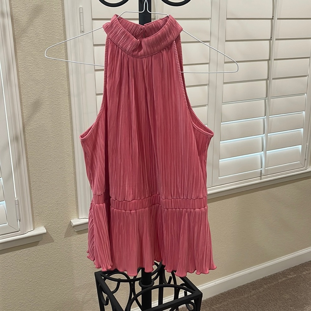 Pink halter top